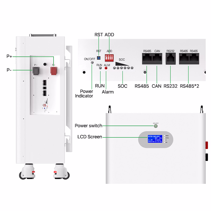 51.2V 230Ah 11.7KWh Wall Mounted Battery Pack LiFePO4 | Maxtour - Image 2